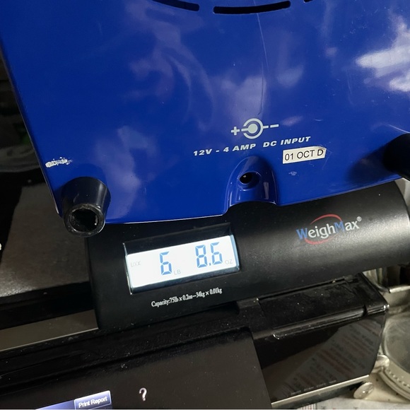 The sharper image blue Hot & cold snack box portable food storage - Picture 10 of 15